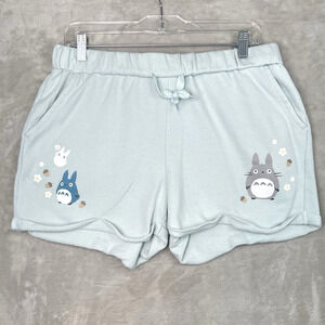 Studio Ghibli My Neighbor Totoro Hot Mint Lounge Shorts Her Universe Hot Topic L